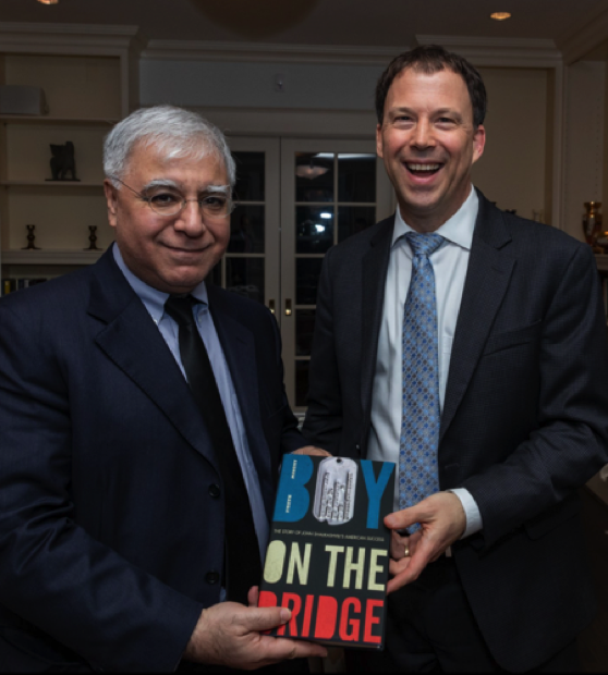 Iraqi Ambassador Dr. Fareed Yasseen and Gen. John Shalikashvili biographer Dr. Andrew Marble.